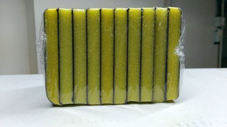 Siasponge flax pad Абразивная губка двусторонняя 98*120*13 мм