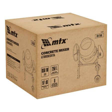 Бетоносмеситель СМ-250К, 250 л, мощность 850 Вт МТХ