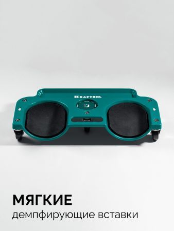 KRAFTOOL KRAFT BOARD на единой, базе, 5 колёс, лоток для инструментов, нагрузка до 110кг, строительные наколенники на колёсах (11513)