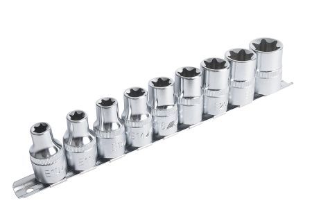 Набор головок торцевых 1/2" TORX Е10-Е24 9 предметов JTCJTC