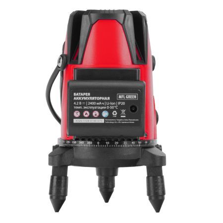 Лазерный уровень MFL GREEN, 30 м, зеленый луч, акк. Li 2400 mAh, сумка, резьба 5/8" MTX