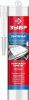 ЗУБР 280 мл, прозрачный, санитарный силиконовый герметик (41235-2)
