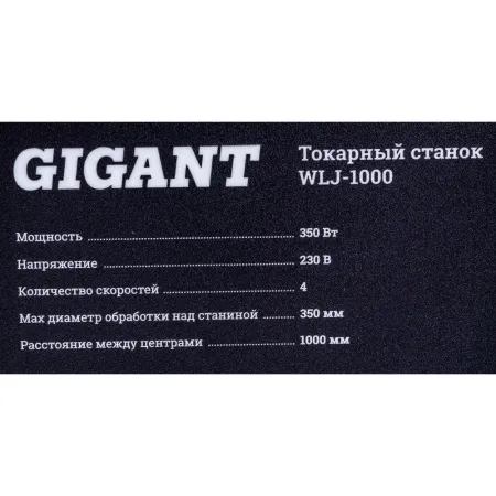 Токарный станок Gigant WLJ-1000