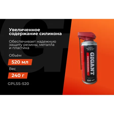 Силиконовая смазка Gigant Professional