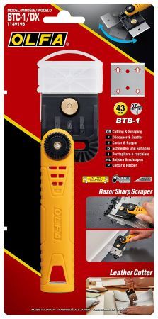 OLFA Hobby Craft Models, для реза кожи, нож-скребок (OL-BTC-1/DX)