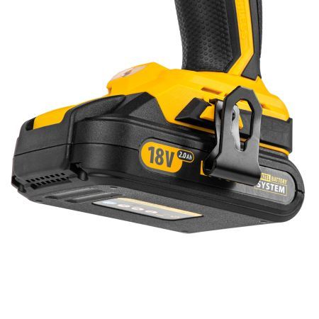 Дрель-шуруповерт аккумуляторная, бесщет. BLDL-IB-18-02, Li-Ion, 18 В, 2 акк. Denzel