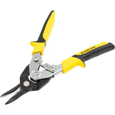 Левые ножницы по твердому металлу Inforce 06-18-56