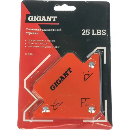 Магнитный угольник Gigant G-0514