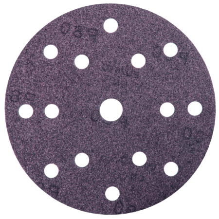 Шлифовальный круг HANKO FC531 Film Ceramic 150 мм, 15 отверстий