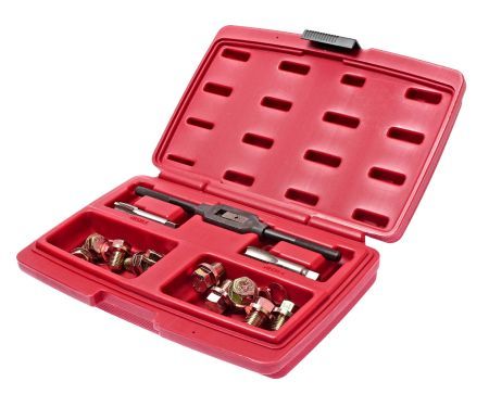 Набор для ремонта маслосливных отверстий 12мм и 14мм в кейсе JTCJTC