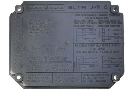 Регулятор напряжения Mecc Alte , UVR 6 / TYPE
