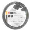 Шнур сетевой Energy Series, ПВС, 3 м, 3 x 1 мм, с неразборной вилкой, черный, Denzel