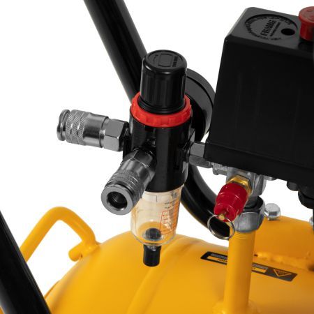 Компрессор безмасляный, малошумный DLS 2200/50, 2200 Вт, 2x1100, 50 л, 380 л/мин Denzel