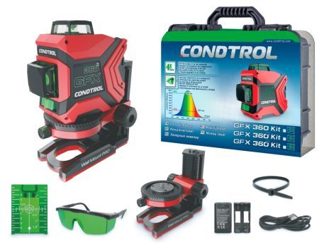 Лазерный нивелир CONDTROL GFX 360-3 Kit 1-2-404