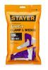 STAYER СВП TileFix, комплект: 1,5 мм, зажим + клин, 50 + 50 шт, система выравнивания плитки ″ворота″ (33842-H50)