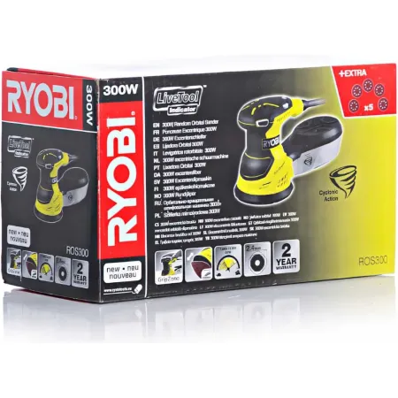 Эксцентриковая шлифмашина ROS300 Ryobi