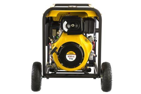 Генератор дизельный DD6300Е, 5.0 кВт, 220 В/50 Гц, 15 л, электростартер Denzel