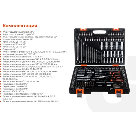 Набор автомобильного инструмента Gigant GAS 216
