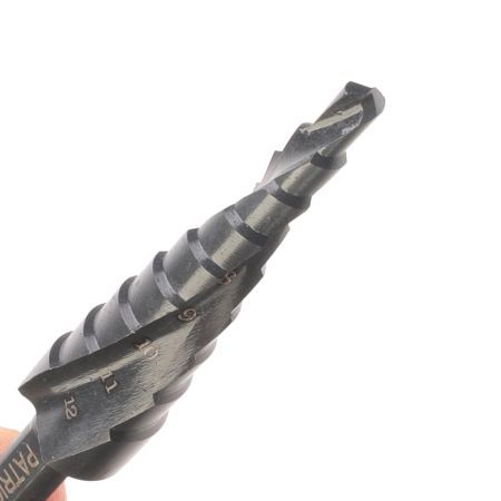 Сверло по металлу ступенчатое (4х12 мм, шаг 1 мм)