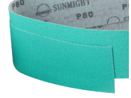 SUNMIGHT FILM Шлифовальная полоска 70х420 мм без отв, зелёная