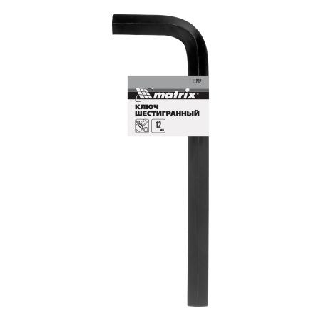 Ключ имбусовый HEX, 12 мм, CrV Matrix