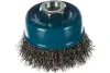 ЗУБР Ø 60 мм, проволока 0.3 мм, щетка чашечная для УШМ 35261-060 Профессионал