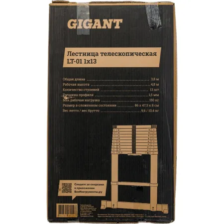Телескопическая лестница Gigant LT-01 1x13