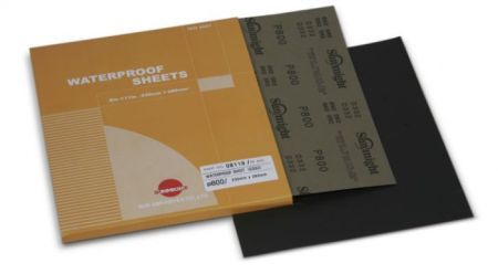 Шлифовальная бумага водостойкая D332 WATERPROOF в листах 230х280мм