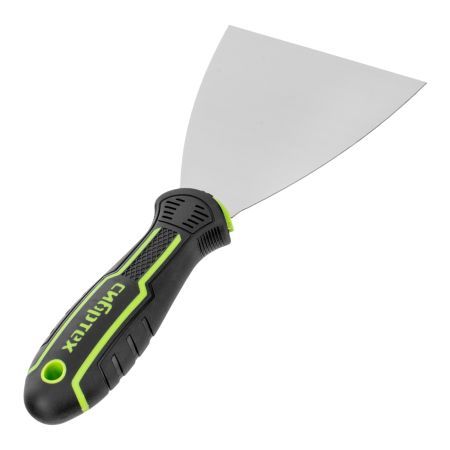 Шпательная лопатка из нержавеющей стали, 100 мм, 2-компонентная рукоятка Сибртех