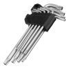 Набор ключей имбусовых Torx-Tempered, TT10-50, CrV, 9 шт., удлиненные Сибртех