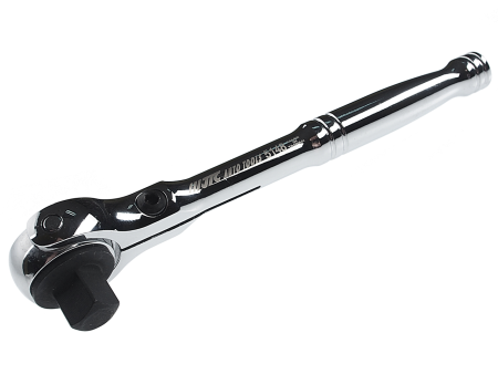 Ключ трещотка 3/8" 72 зуба 146мм шарнирный металлическая рукоятка JTCJTC