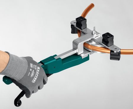 KRAFTOOL 19в1, 3/8 - 7/8”, 10 - 22мм, рычажный трубогиб арбалетного типа (23502-H9)