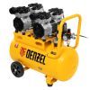 Компрессор безмасляный, малошумный DLS 1500/50, 1500 ВТ, 2x750, 50 л, 260 л/мин Denzel
