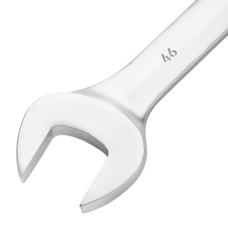 Ключ комбинированный 46мм, никелированный Сибртех