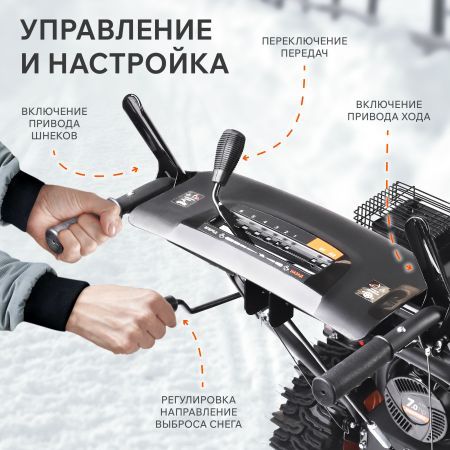 Снегоуборщик бензиновый PATRIOT PS 707 E