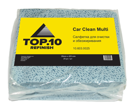Сверхпрочная салфетка для обезжиривания TOP.10 Multi
