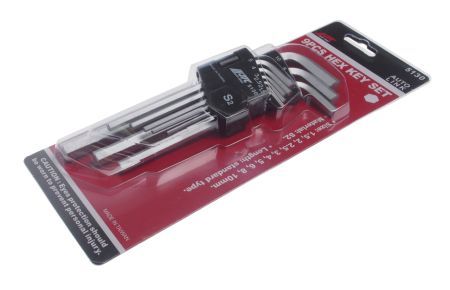 Набор ключей шестигранных 1.5-10мм удлиненных 9 предметов JTCJTC