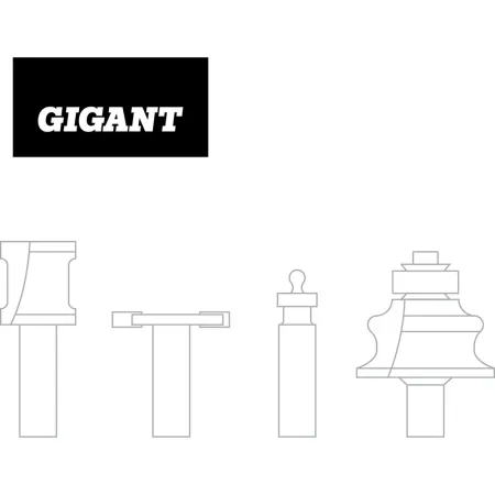 Набор фрез для изготовления шарнирных соединений Gigant GC-0072
