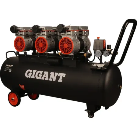 Безмасляный малошумный компрессор Gigant GSWK-100/440