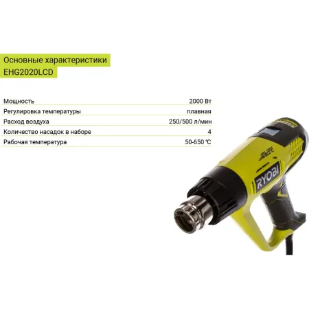 Термопистолет 3001730 Ryobi
