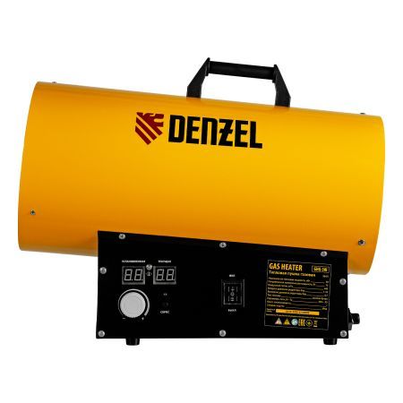 Газовая тепловая пушка GHG-30i, 30 кВт, цифровой термостат, пропан-бутан Denzel