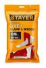 STAYER СВП TileFix, комплект: 0,5 мм, зажим + клин, 50 + 50 шт, система выравнивания плитки ″ворота″ (33840-H50)