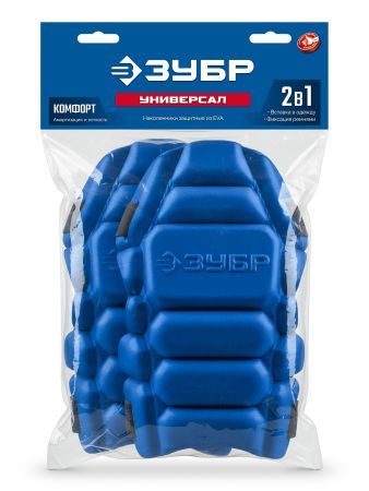 ЗУБР УНИВЕРСАЛ вставка-наколенники защитные из ЭВА, 2 крепежных ремня, Профессионал (11528)