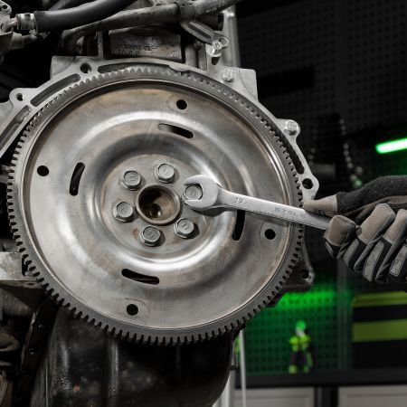 Набор ключей комбинированных 6-32 мм, 22 шт, CrV, матовый хром Stels