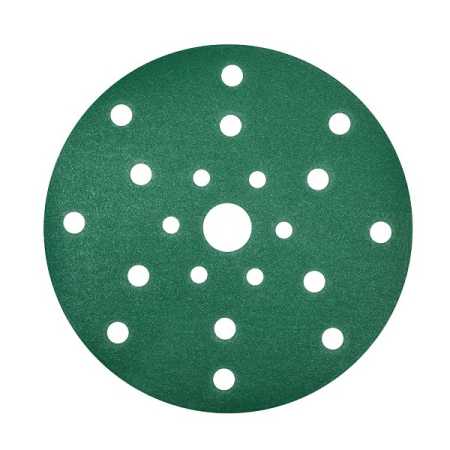 Материал абразивный в кругах D 150, 21 отверстие, на пластиковой основе, Р180