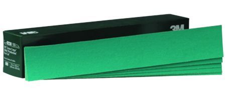 3М 245Р Зеленая серия Полоски без отверстий, 70х420 мм