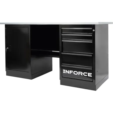 Верстак Inforce с драйвером и тумбой 1600х686х845