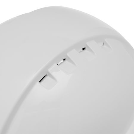 Каска защитная ударопрочная, ABS/PC, плавная регулировка, модель «Форвард» (К-05)белая Denzel