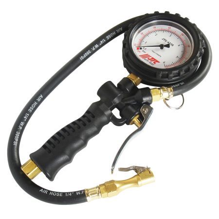 Манометр шинный 3-х функциональный 90PSI (6 бар) JTCJTC