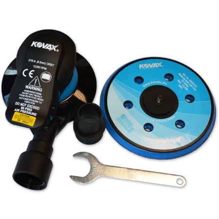 Машинка пневматическая шлифовальная KOVAX PROMA-X AIR, орбита 5 мм, подложка 150, 15 отв.